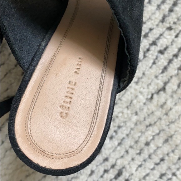 Celine black suede heels 36 - Picture 5 of 9